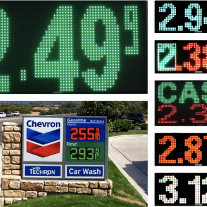 Gas Price LED Signs-31 x 13 Inches