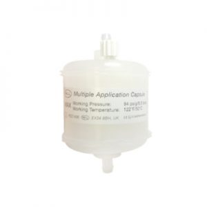 Agfa Capsule Filter White 10 micron Hose Barb-8089-1000-5-DD-N